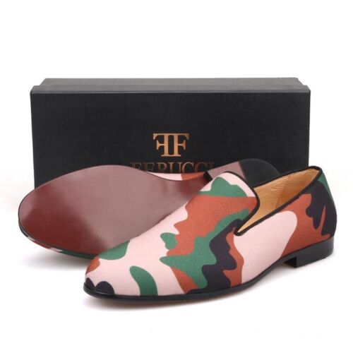 FERUCCI Camouflage Plain custom-made Slippers loafers 