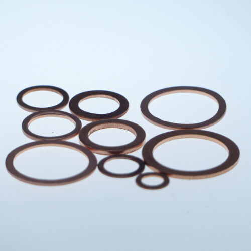 Copper Washers//Seal Rings Copper 12x18x1,5 Pack of 100 pieces