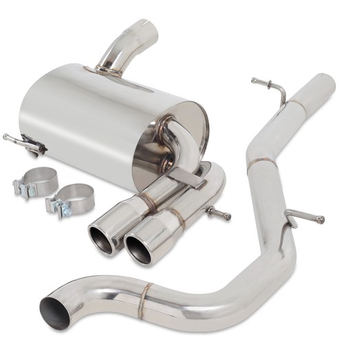 2.5/" STAINLESS STEEL SPORT RACE CAT BACK EXHAUST SYSTEM FOR AUDI S3 8P1 03-12