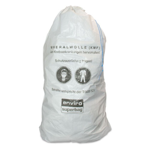 KMF Bag Glass Wool Mineral Wool Big Bag 140x220 cm mineral fibre Waste