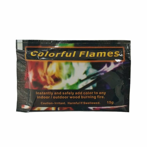 Metal Color Flame Magic Fire Colorful Campfire Fireplace Powder Bonfire Party