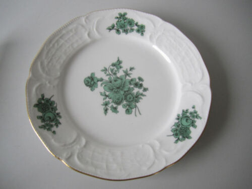 Rosenthal Sanssouci flor de color verde pastel ALT plato 20 cm plate plato frühstückste