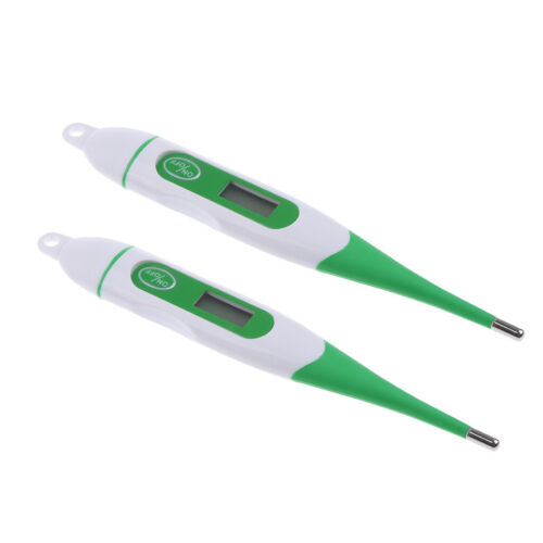 2 x Veterinary Digital Thermometer Pig Sheep and Cattle Measuring Device 