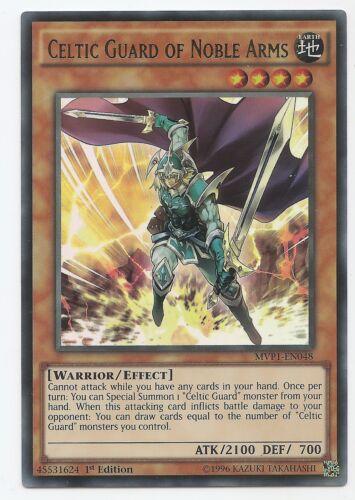 Celtic Guard of Noble Arms MVP1-EN048 Ultra Rare Yu-Gi-Oh Card 1st Eng Mint New 