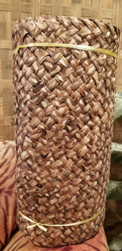 2/'x 33/" Braided Abaca Skin Bamboo Wall Matting Great 4 Tiki Thatch Hut Bar