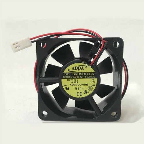 ADDA 6CM 60*60*25MM 12V 0.23A AD0612HB-A70GL 2Pin Cooling Fan