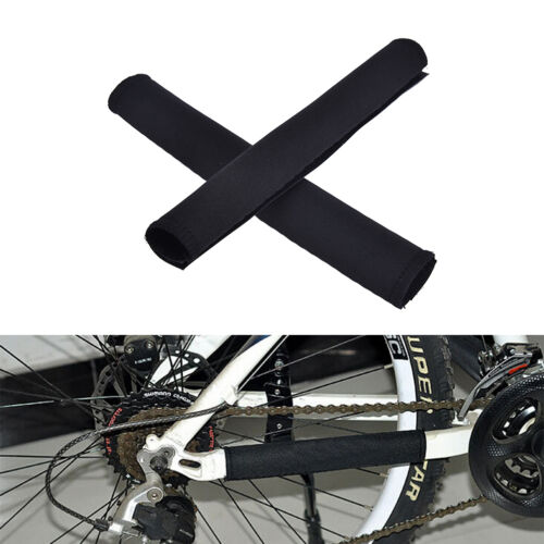 2X Fahrrad Fahrradrahmen Kettenstrebenschutz Schutz Nylon Pad Cover Wrap CB