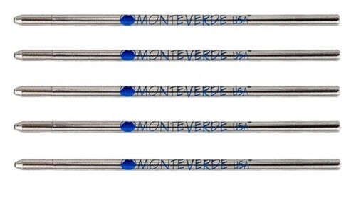 D13 5 Pack Monteverde D1 Style Mini Ballpoint Pen Refills Color Choice
