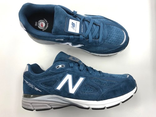 Kids New Balance KJ 990 T0G v4 Teal running walking shoes grade school vtg