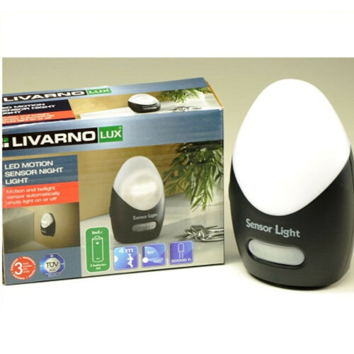 Livarno lux sensor luz nocturna 3 LED con detector de movimiento color de la luz blanco 