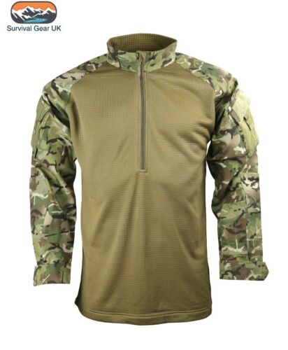 UBACS TACTICAL BTP CAMO LIGHT WEIGHT FLEECE ARMY STYLE PULLOVER TOP AIRSOFT
