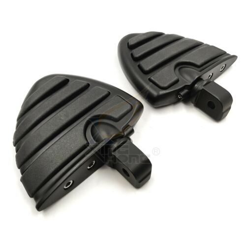 Black ISO wing Mini Floorboard Passenger Footpegs For Harley 2019 FXDR 114 FXDRS