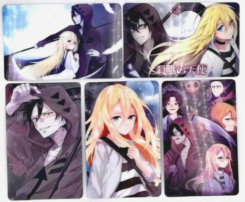 Anime Angels of Death 5pc//set Card Paster IC Card Sticker Credit