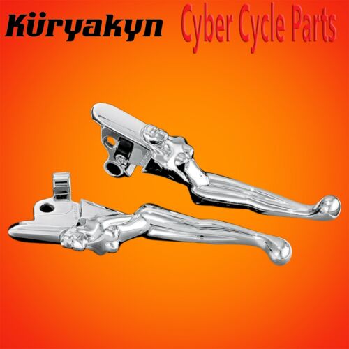 Kuryakyn Chrome Silhouette Levers For 2008-2013 Touring And Trike 1055