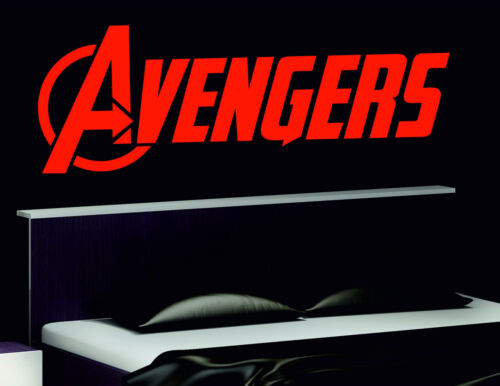 The Avengers Logo Marvel Art Deco Vinyl Wall Sticker Age of Ultron XXL 1.5 m 