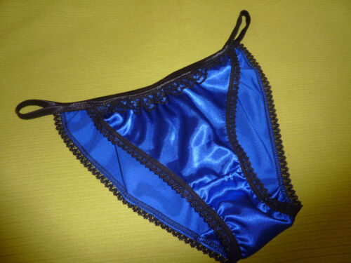 PURE SILK SATIN FRENCH TANGA BRIEF PANTY KNICKERS SIZES XS TO XXL 20 COLOURS 