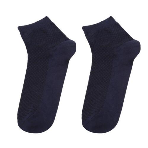 1 Pair Men Short Bamboo Fiber Socks Stockings Middle Socks For Winter//Autumn Z