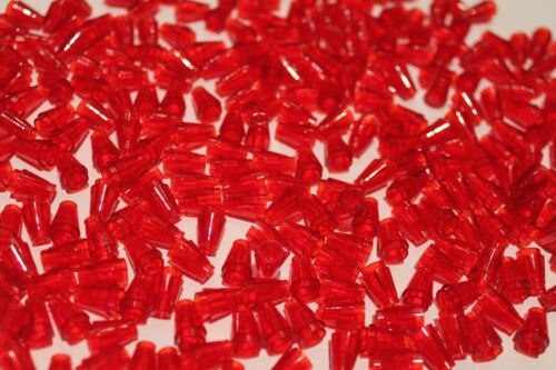 4589b transparent rouge/trans red NEUF 500 x LEGO ® Cône pierre/Cone 