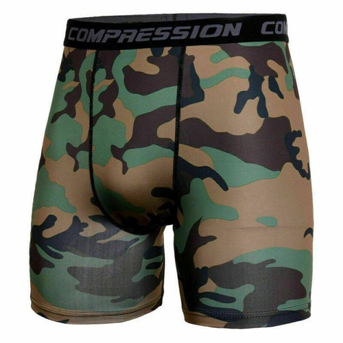 Mens Gym Sports Compression Wear Under Base Layer Shorts Pants Athletic Tights