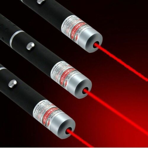 3pcs High Ponter Red Laser Pointer Pen Lazer 650nm Visible Beam Light 1MW USA