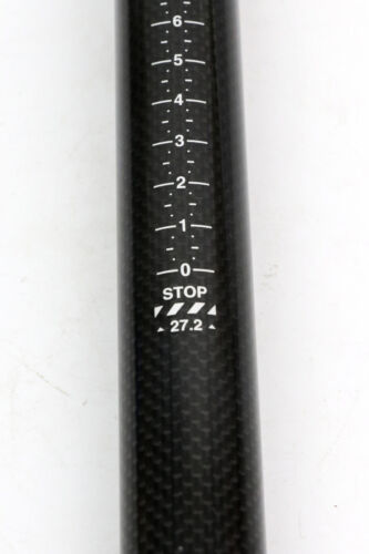 MTB 27.2/31.6mm 3K Carbon Fiber Mountain Road Bike Bicycle Seat Post Tube 