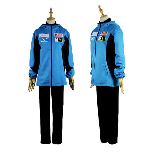 Yuri on Ice Katsuki Yuuri Sportswear Jacket Coat Suits Outfit Cosplay Costume