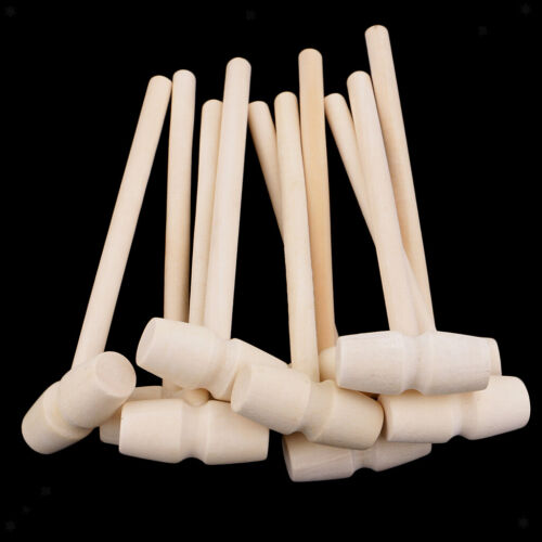 1~50Pcs Wooden Hammer Wood Mallets Small for Seafood Lobster Crackers Lot Xmas S