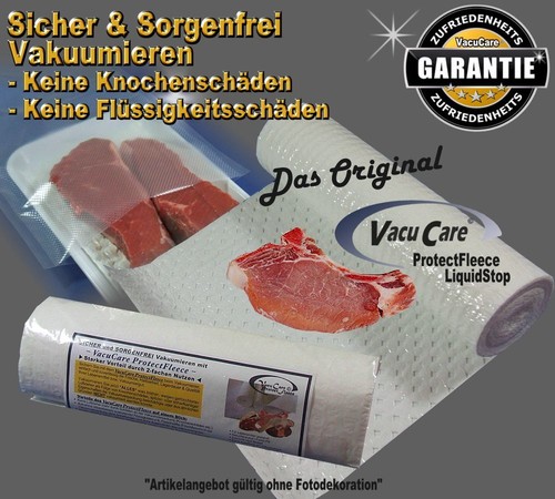 Sicher Vakuumieren mit /"ProtectFleece/" 10m Knochenschutz LA.VA Solis Genius