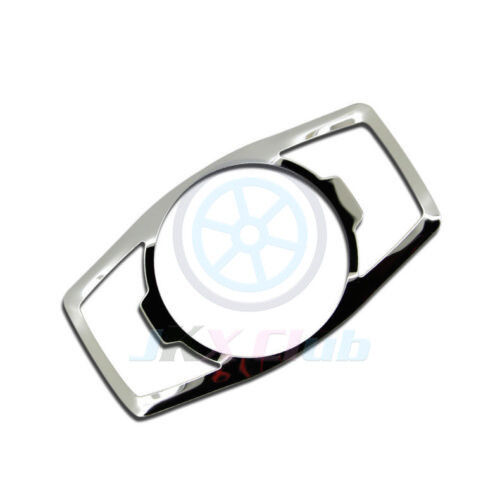 Chrome Inner Headlight Fog Switch Panel Cover Trim j Fit For 2015-17 Ford  F150
