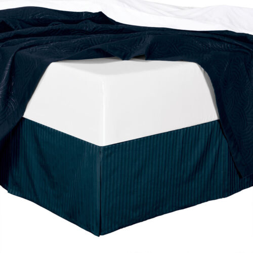 Select Drop Length Bed Skirt US Sizes Stripe Color 1000 TC Egyptian Cotton