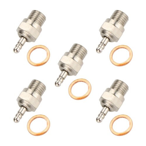 5Pcs HSP Steel Super Spark Glow Plug N3 N4 Hot for RC Nitro Engines Car Truck