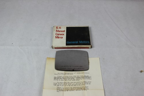 NEW NOS GENUINE GM OUTSIDE RH MANUAL CONVEX MIRROR 72-87 C//K TRUCK G VAN 995043