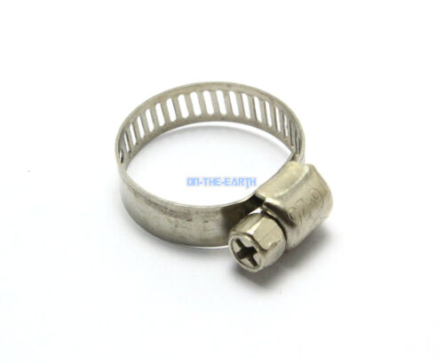 30 Pieces 16-25mm Hose Clamp Worm Gear Hose Pipe Fitting Clamp