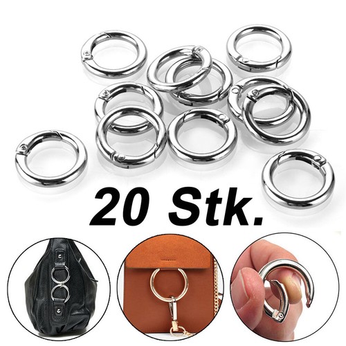 Schlüsselhalter Schlüsselbund Holder Karabiner Ring Schnapp Haken Schlüsselring