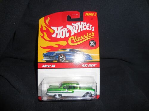 Hot Wheels Classics 2006 30 of 30 1955 Chevy Green MOC 5
