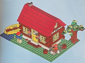 LEGO creator 5766 log cabin 3in1 350 pieces from 2011 GENUINE AFOL 100% complete