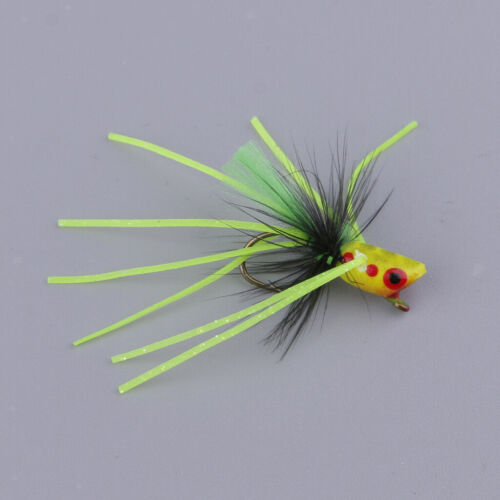 Bass Bug Collection Bass Fly Floating Fishing Flies Poppers Bait Hooks