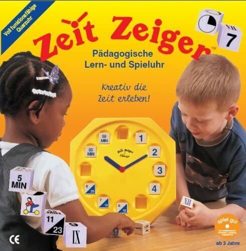 Pädagogische Spieluhr Lernuhr Zeit Zeiger Lernen Time Uhr Kindergarten Spielzeug 