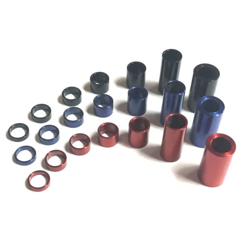 RED BLUE BLACK M6 x 8mm OD Stainless Steel Spacers Standoff Stand Off Collars