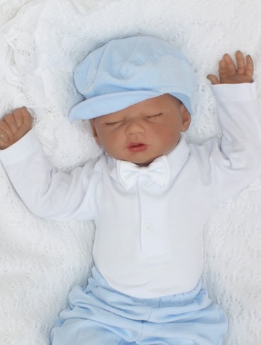 4Tlg Baby SET Taufanzug Festanzug Babyanzug Hochzeit Festlich 56 62 68 74 80 86