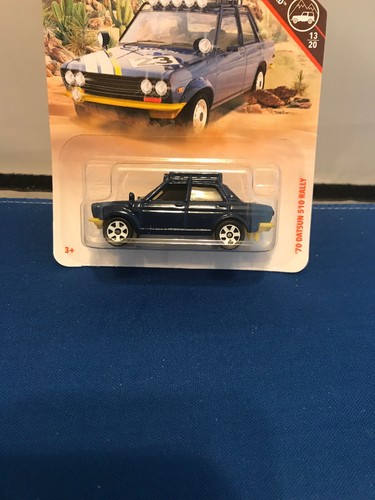 Matchbox 2019 Off-Road series /'70 DATSUN 510 RALLY dark blue 13//20 New