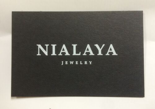 NWT $120 NIALAYA Ring Authentic Womens CZ Cross 925 Silver RING/_031 s US7 //EU54