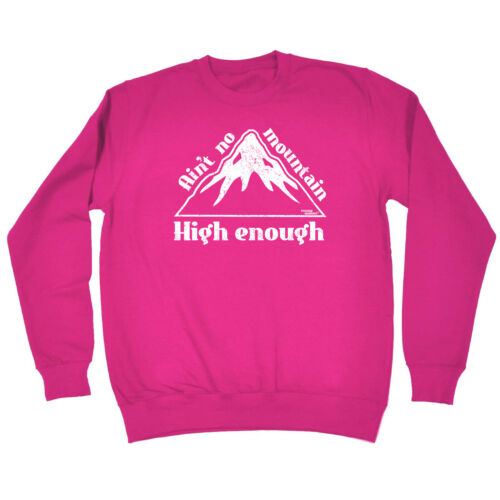 Ski Snowboard Enfants Sweat-shirt Drôle Pull-Aint No Mountain High 