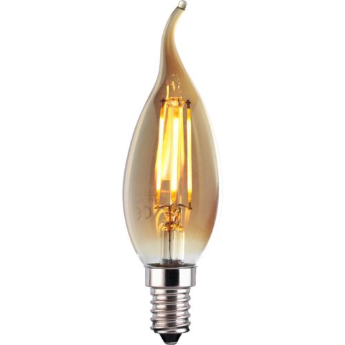 Vintage E14 Candle LED Bulb Filament Antique Industrial Edison Light E27 B22 UK