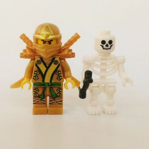 Rara De Oro Ninjago /& esqueleto Personaje-se adapta a Lego-Nuevo Sellado