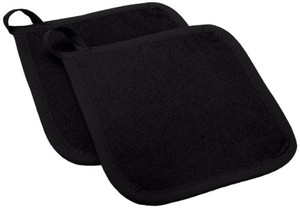 Ritz-Royale-Collection-Pot-Holder-Set-Black-2-Piece