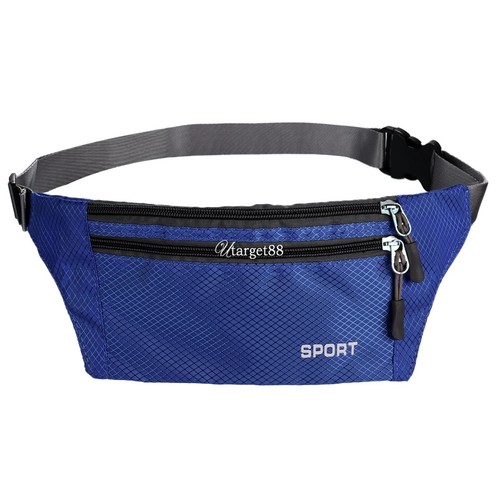 Hiking Sport Waterproof Running Belt Bum Waist Fanny Pack Camping Pouch Zip Bag