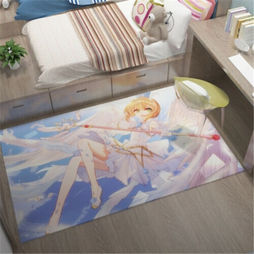 Anime Card Captor Sakura Decorative Bedroom Door Carpet Rug Ground Mat Rectangle 