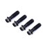 4pcs RISK M6x18mm Titanium Alloy Disc Brake Fixing Bolts Hollow Clamp XT Screws