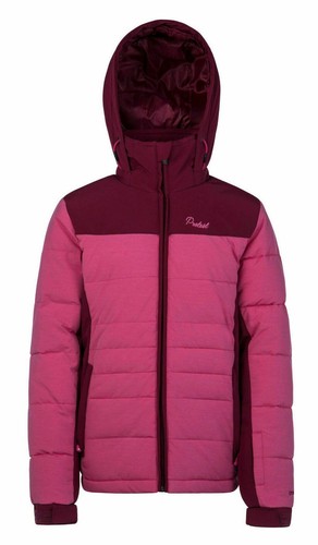 rosa in Beet Flora - Größe140-176 PROTEST Kinderjacke Skijacke Jacke Amour Jr